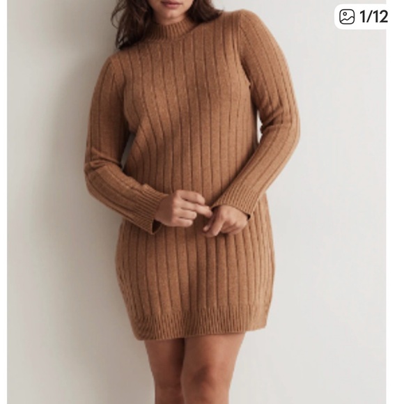 Madewell Dress Size Large Mock Neck - Picture 5 of 5